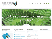 Tablet Screenshot of deepfieldrelaxation.com